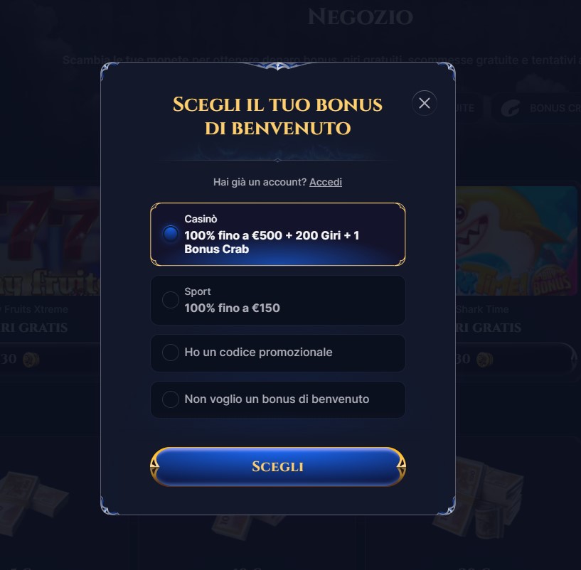 Cazeus bonus